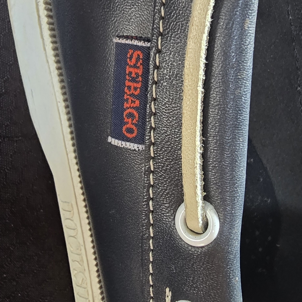 Seabago Docksides Shoes Navy Size 7.5 - Picture 2 of 4